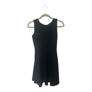 Susana Mónaco Short Black fit and flare Back lace Dress Size M